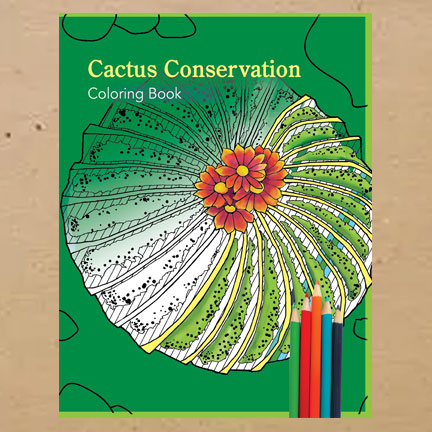 Cactus Conservation Coloring book
